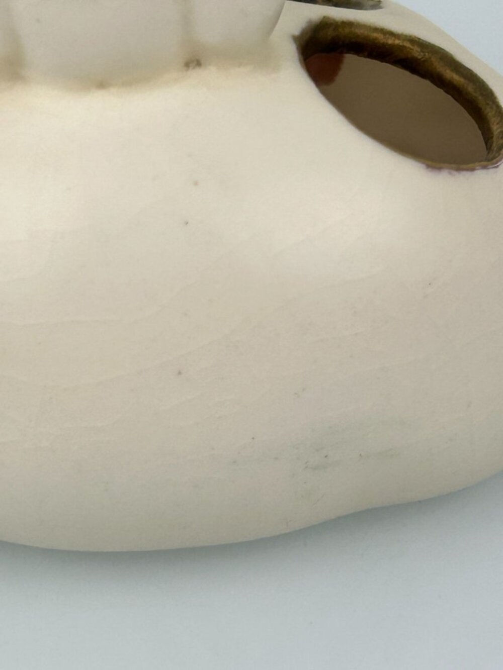 Vintage 1960s Girl Ceramic Pottery Lipstick Holder Vanity Artist Dated MCM Lady - Picture 8 of 16